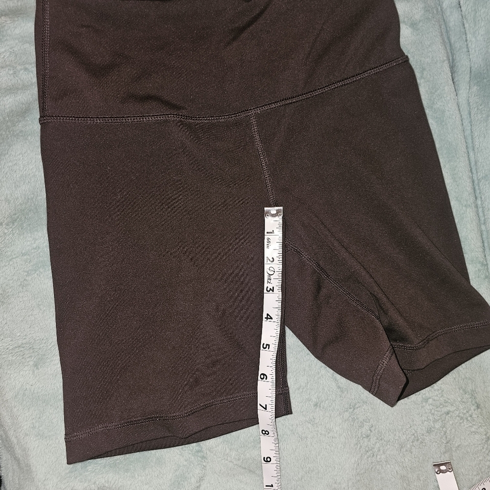 Yogalicious Chocolate High-Waisted Bike Shorts - Picture 4 of 11